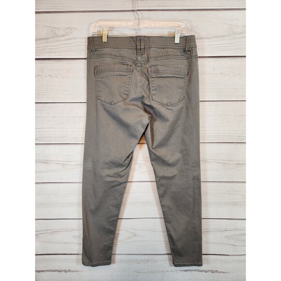 Democracy AB Technology Womens Gray Stretch Mid Rise Cotton Straight Jeans 10 - Picture 2 of 7